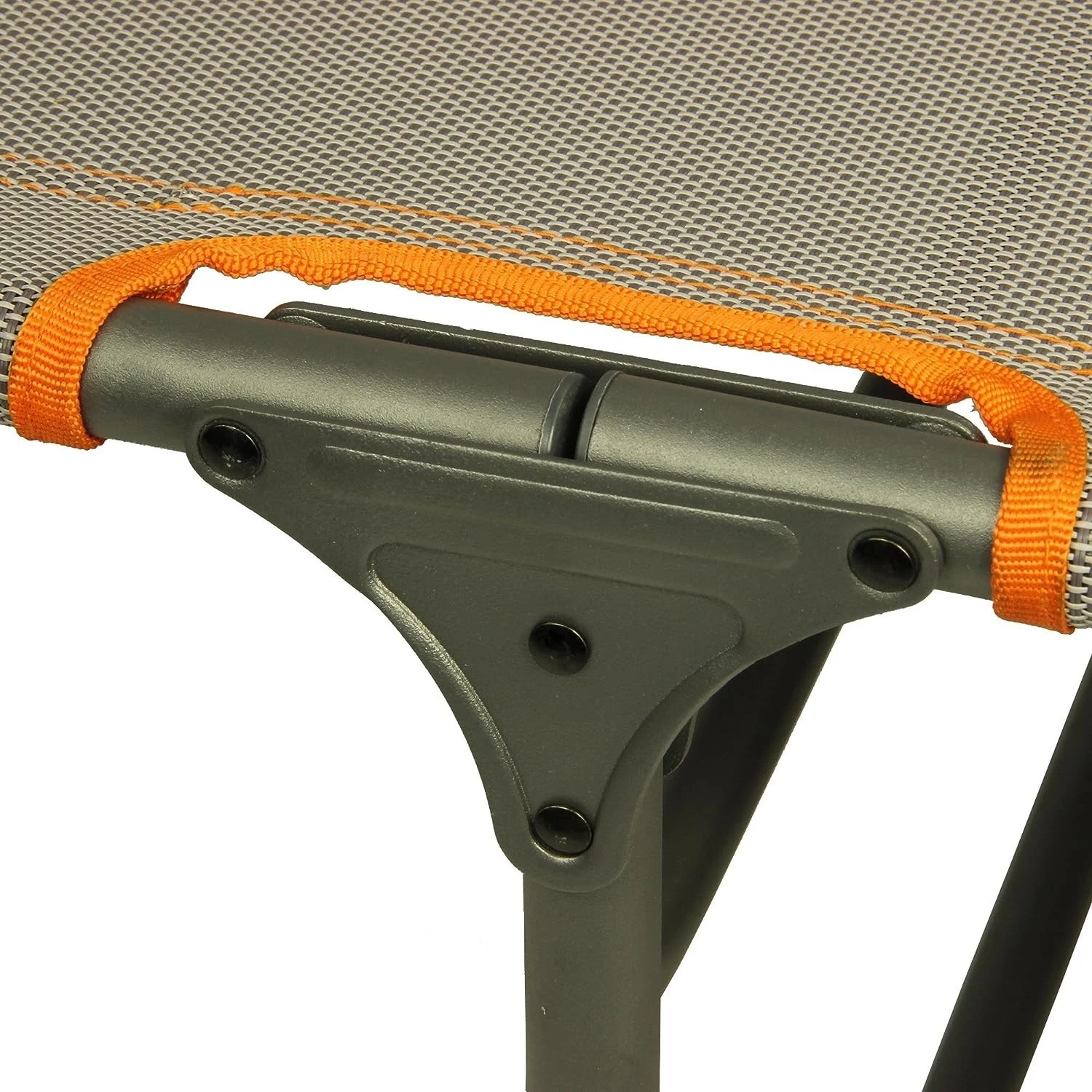 Portal Outdoor Lounger Sun Or Camping Bed Green With Orange Headrest And Stitching PT-CH-AVA 10 Portal Outdoor Lounger Sun Or Camping Bed Green With Orange Headrest And Stitching PT-CH-AVA - Image 8