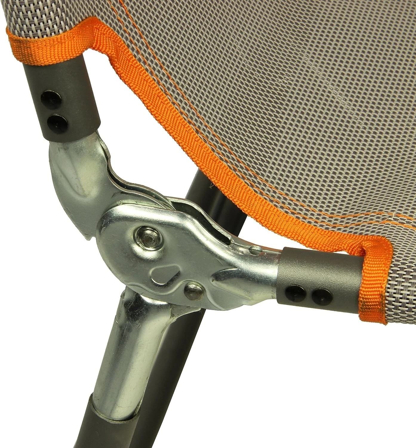 Portal Outdoor Lounger Sun Or Camping Bed Green With Orange Headrest And Stitching PT-CH-AVA 8 Portal Outdoor Lounger Sun Or Camping Bed Green With Orange Headrest And Stitching PT-CH-AVA - Image 6