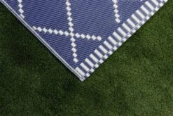 Leisurewize Piazza Outdoor Rug (Navy/Cream) - 150cm X 250cm Large GW371 -Outdoor Haven Store gwrug2 image 4 of 5 1000x666 1