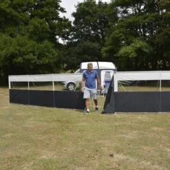 Kampa Dometic Pro Windbreak Door Panel WB0003 9120000358 10 Kampa Dometic Pro Windbreak Door Panel WB0003 9120000358 -Outdoor Haven Store kampaprowindbreakwithdooropen compressor 1