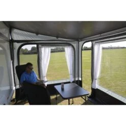 Kampa Revo-Zip Roll Out Awning 2019 -Outdoor Haven Store kamparevo zipinsideprivacy compressor