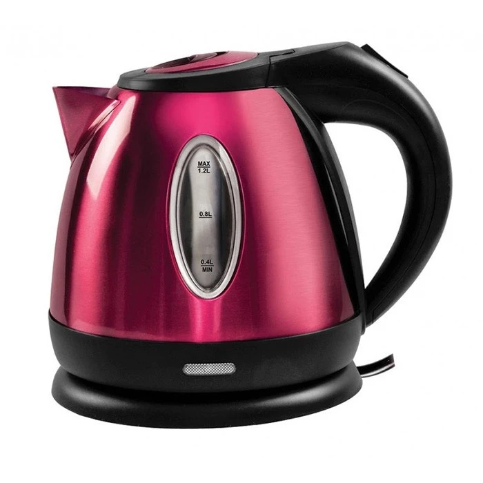 PLS Thirlemere Brushed Polished Metal 1.2l Kettle PO219 Red 3 PLS Thirlemere Brushed Polished Metal 1.2l Kettle PO219 Red