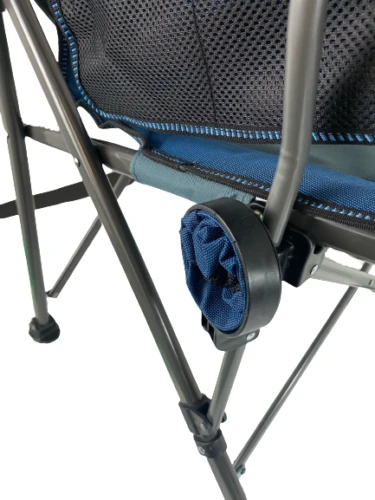 Royal Leisure Blue/Grey XL Deluxe Camp Folding Chair R745 2022 4 Royal Leisure Blue/Grey XL Deluxe Camp Folding Chair R745 2022 - Image 2